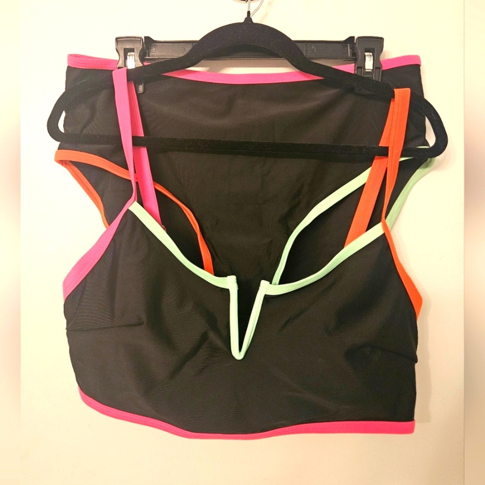 New - Neon Black Bikini